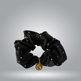 Hair elastic - GH - black with crystals