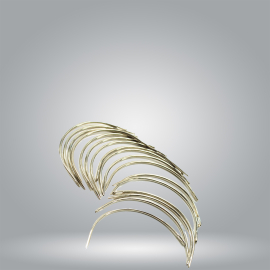 C-shaped wiggling needle