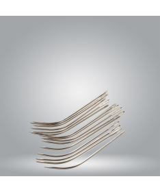 J-shaped wiggling needle