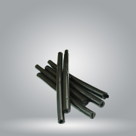 Pałka keratynowa czarna 10cm