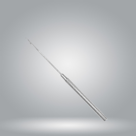 Metal crochet hook with ratchet silver