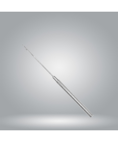 Metal crochet hook with ratchet silver