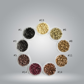 Microrings with thread 100pcs.