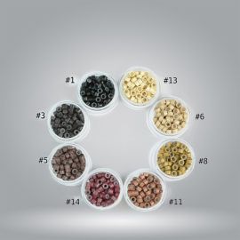 Microrings with silicone 100pcs.