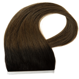 Bio Tape Hair Extensions Bio TapeG – Darkness, 50 cm, 50 g | GrzechHair 2