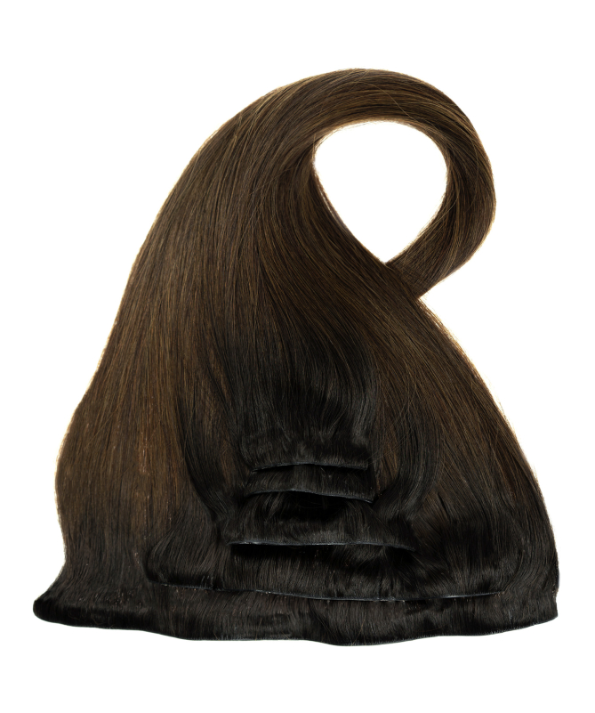 Clip In SkinG Hair Extensions – Darkness | GrzechHair