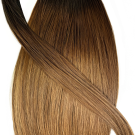 Clip In SkinG Hair Extensions – Macchiato | GrzechHair