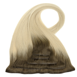 Clip In SkinG Hair Extensions – Nordic Beige | GrzechHair 2