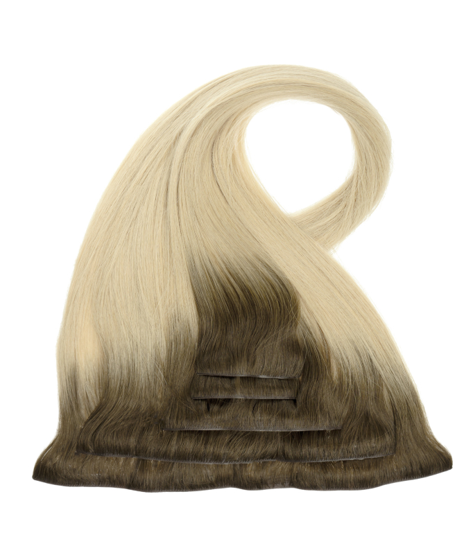 Clip In SkinG Hair Extensions – Nordic Beige | GrzechHair