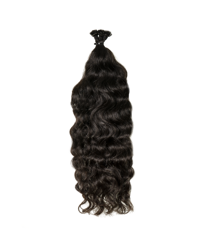 Wavy Keratin Hair Extensions Mini BondesG – Virgin | GrzechHair