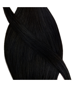 Tape-in hair, natural, lengths 50 and 60 cm, black