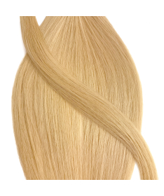 włosy doczepiane naturalne grzechhair na taśmie złocisty popielaty blond