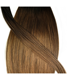 Hair extensions on tape, natural, lengths 50 and 60 cm, colour medium pure golden blonde/ 8.0 - light natural blonde