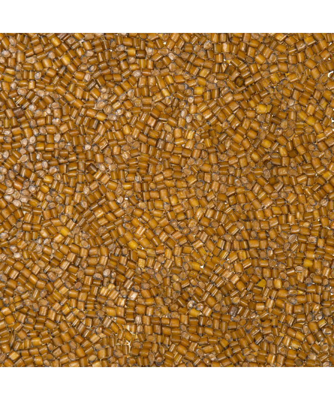 Honey Brown keratin granules for hair extensions - mini bonds, microrings and ultrasonics