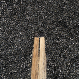 Graphite keratin granules - strong hair welds and aesthetic bonding