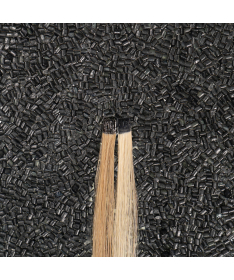 Graphite keratin granules - strong hair welds and aesthetic bonding