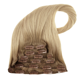 Natural Alaska clip-in hair extensions – light ash blonde 2