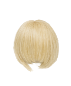 grzywka naturalna doczepiana - blond