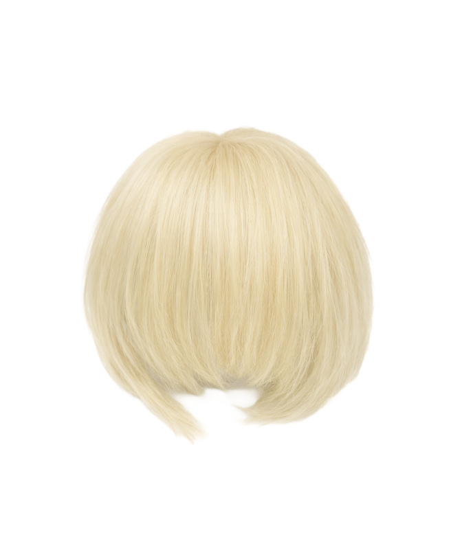 grzywka naturalna doczepiana - blond