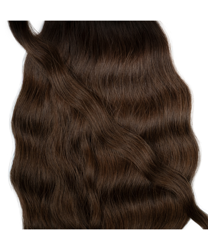 Hair NN + TapeOn Duo WAVE Amber Wood