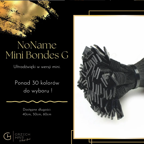 Mini Bondes NN+ – naturalne pasemka do przedłużania włosów pod keratynę i ultradzwięki [PORADNIK]